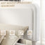 Très grande base de lit tapissier très grand avec tête de lit ajustable en tissu, lattes de bois, profil bas-1013822996-1013823002