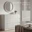 Commode de rangement moderne à neuf tiroirs avec grands tiroirs pour l'organisation de la chambre à coucher et le meuble télé-254944414