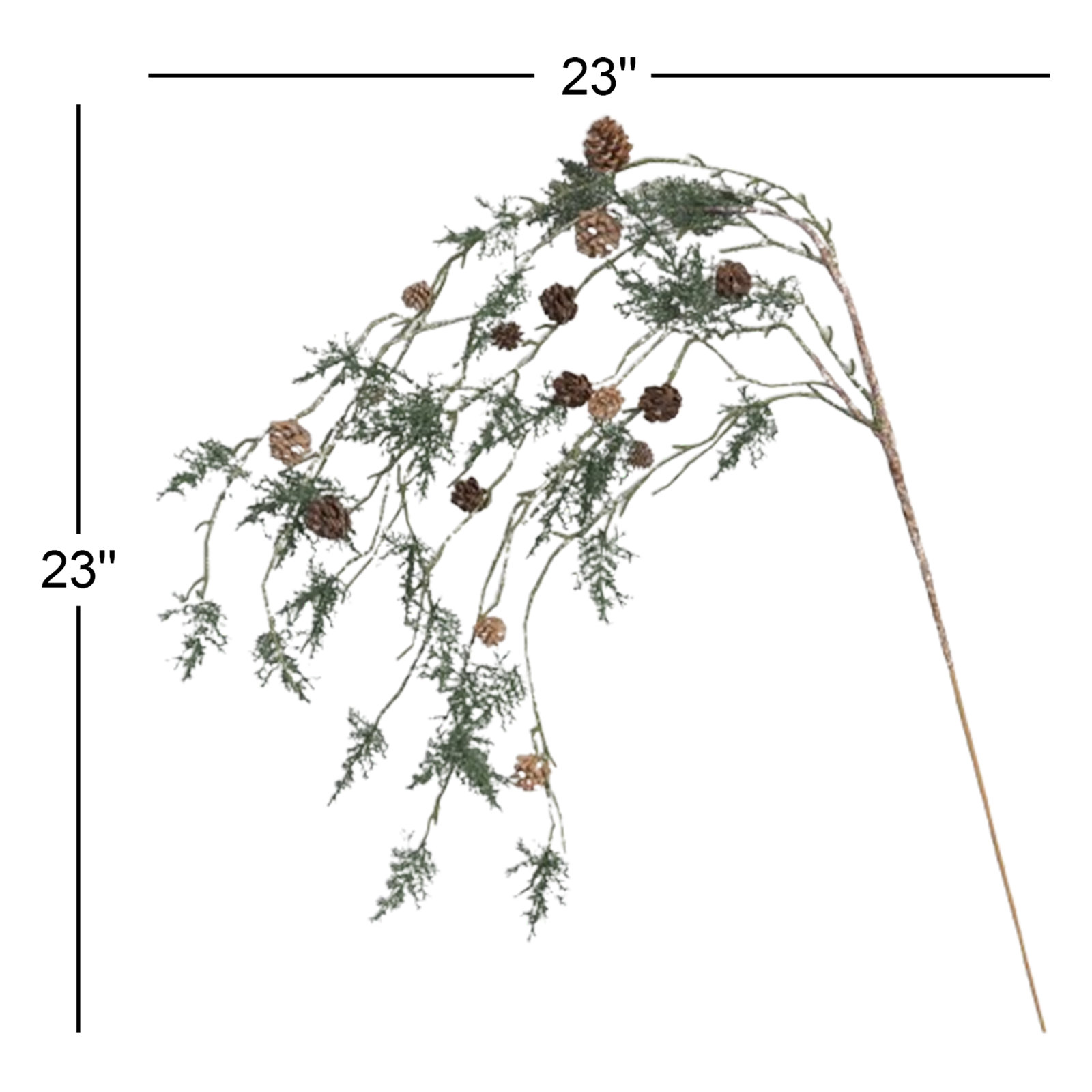 Asmar 23'' Faux Pine Branch
