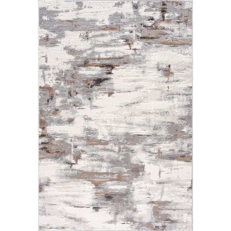 Abstract Indoor Rug, Rectangle 4' x 6'