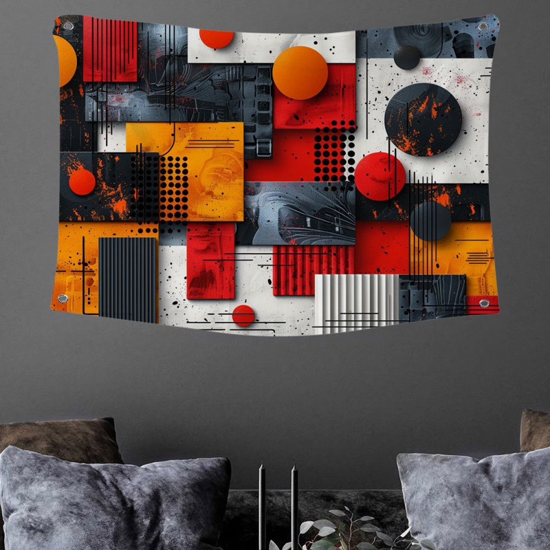 Microfiber Fabric Tapestry, 50" H x 60" W