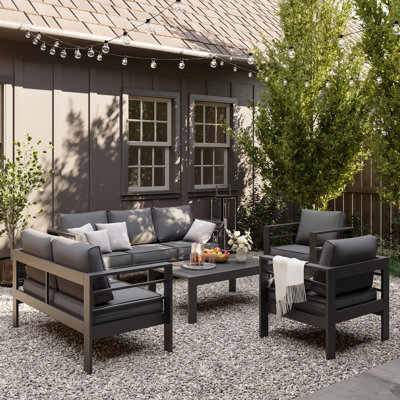 7 - Person Outdoor Seating Group With Cushions
