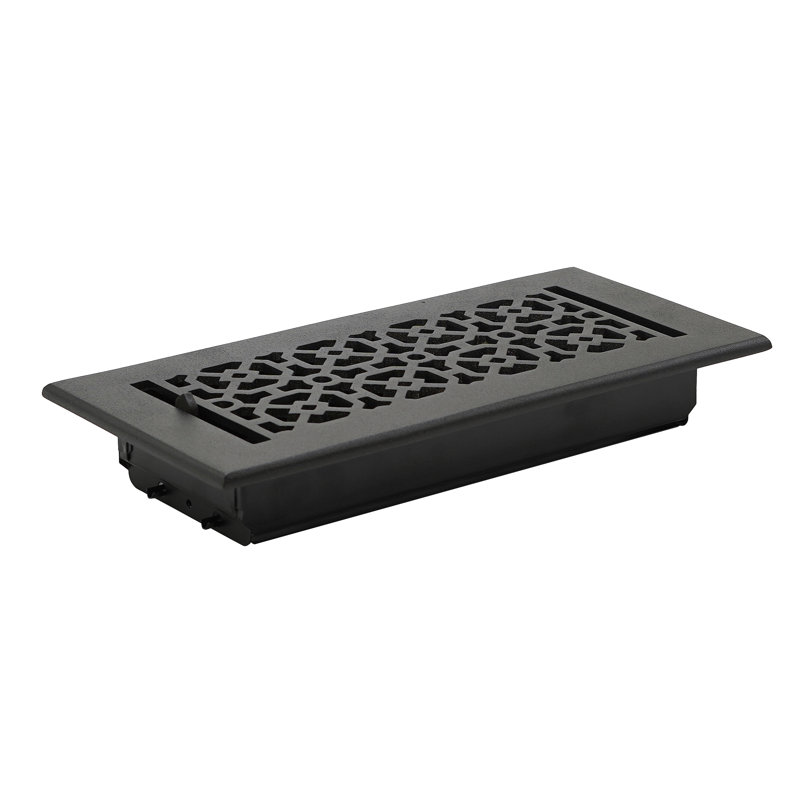 Registre de plancher en métal