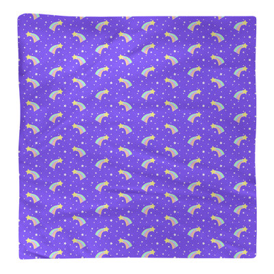 Serviette de coton à motif filante stars