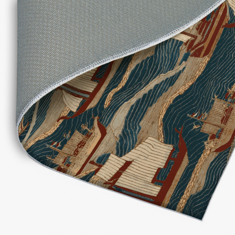 Tapis noir intérieur et extérieur ArtDeco