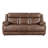 Diandre Dark Brown Upholstered 3-Piece Sofa Set