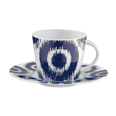 Porcelain Teacup and Saucer