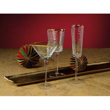 Vintage Lead Crystal Champagne Glasses Set of 4 or Set of 8