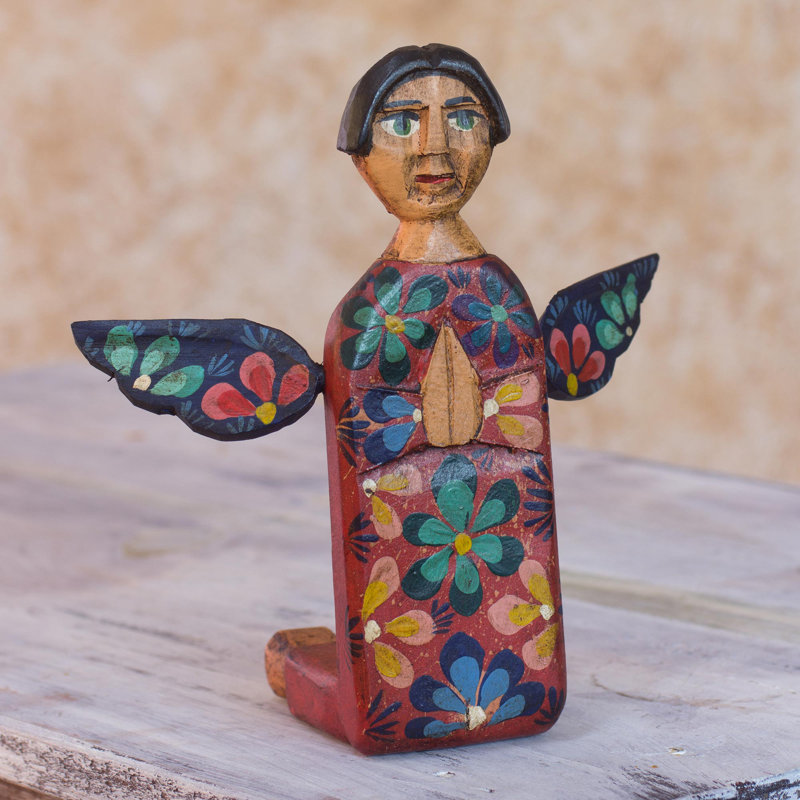 Figurine en bois de l’ange de vitaux ii