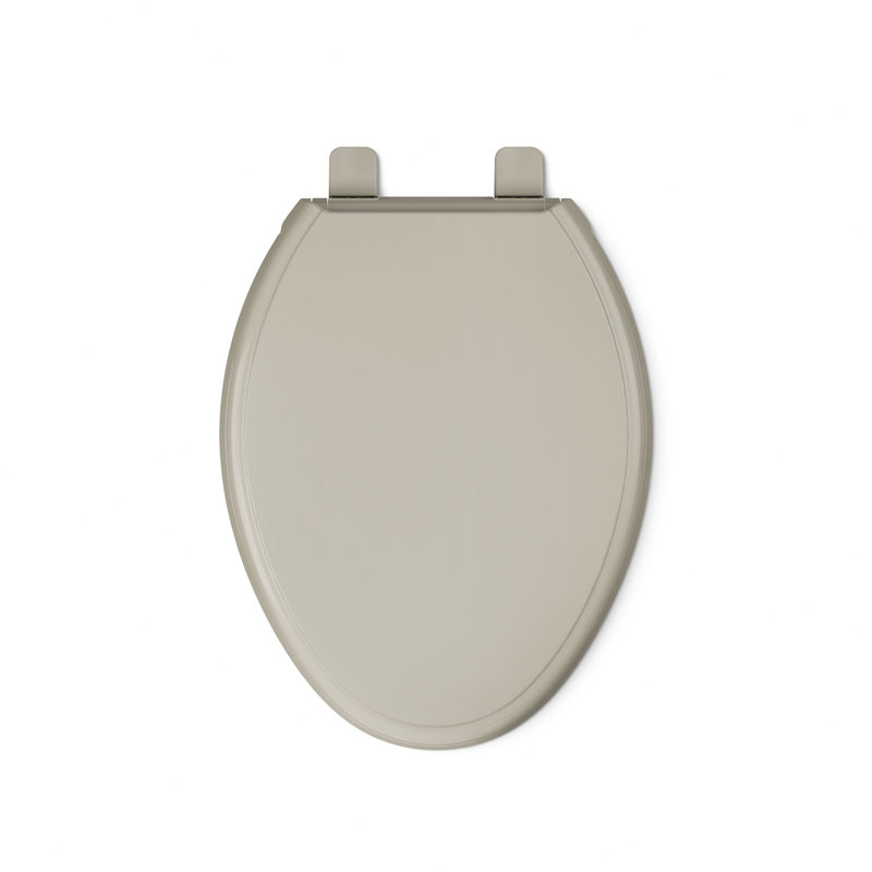 Glenbury Elongated Toilet Seat, Sandbar, Ready Latch