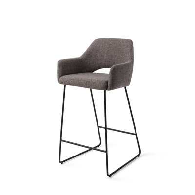 Nithsdale Upholstered Counter Stool with Metal Frame