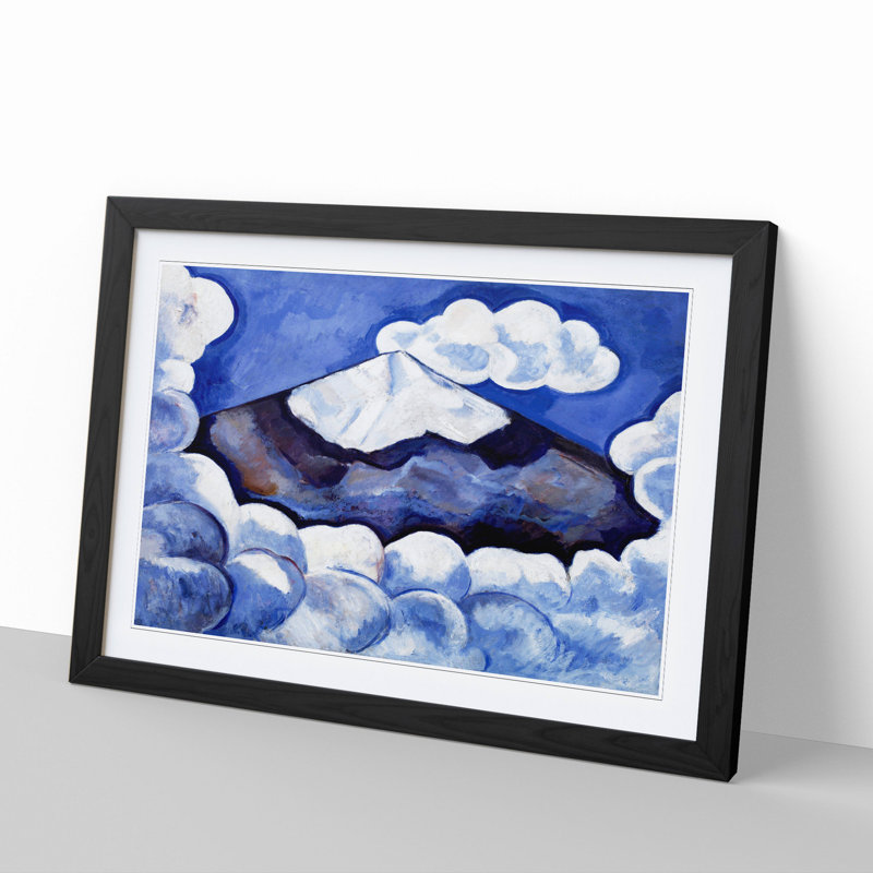 Spirited Morning by Marsden Hartley - Picture Frame Painting, 27cm H x 36cm W x 2cm D, Black