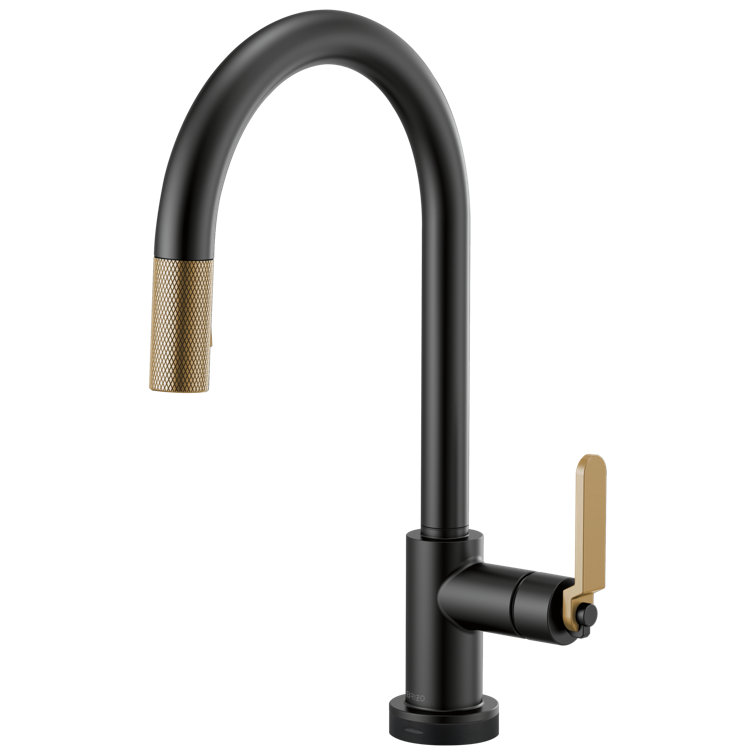 Litze® SmartTouch® Pull-Down Touch Single Handle Kitchen Faucet with Accessories