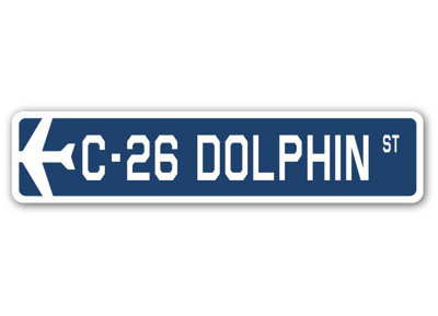 Plaque de rue Blomkest C-26 Dolphin Air Force