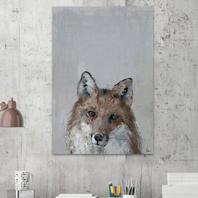 Bonjour Fox' Canvas Art -  Harriet Bee, 99286173B5CD44E488D2D2F83187A470