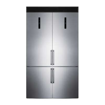 Summit Appliance 46.75 " 23.4 Cubic Feet Freestanding French Door Refrigerator