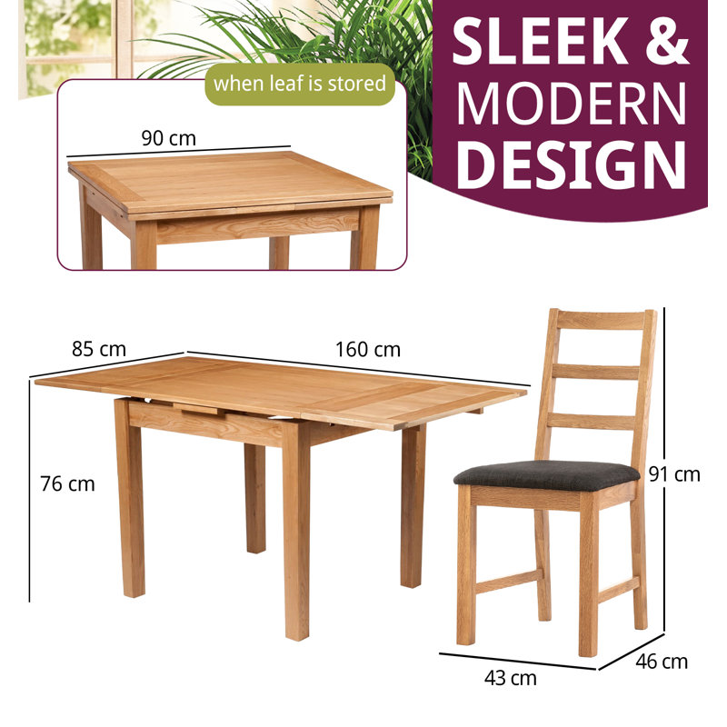Hatcher 6 - Person Solid Oak Dining Set