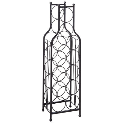 Raishon 12 Bottle Floor Wine Bottle Rack