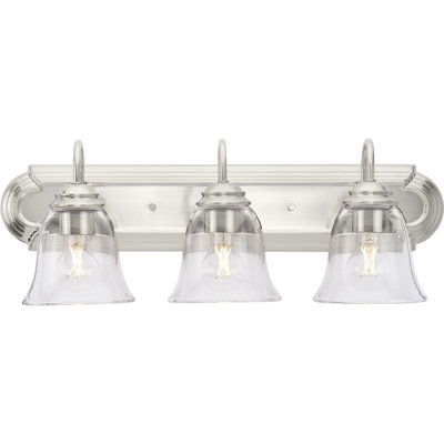 Éclairage pour meuble-lavabo transitionnel 3 lumières