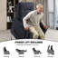 Fauteuil inclinable ergonomique l 33,5 po avec poches latérales-1078234560