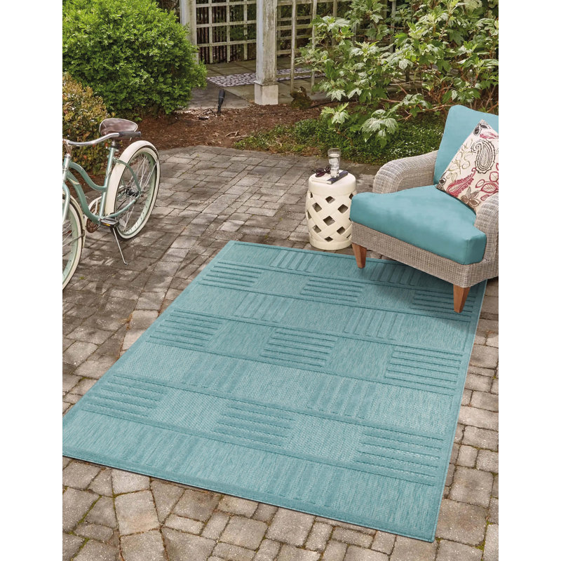 Llambrini Geometric Area Rug, Rectangle 80 x 150cm