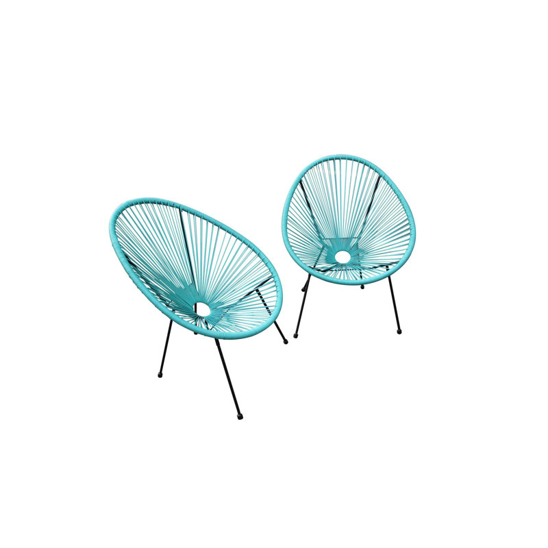 Chaise de patio Alibay, Sarcelle