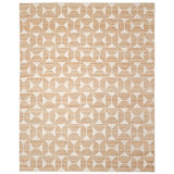 Elle Geometric Area Rug in Ivory