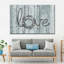 «Wooden Love», reproduction d'art sur toile-614795219