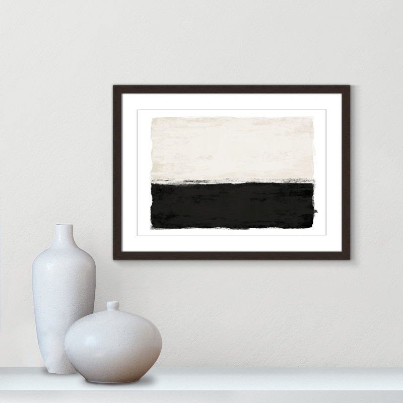 Midnight II - Landscape Version Print par Natalie Carpentieri, Noyer à grain ouvert, L 23 po x H 17 po, Imprimé mat