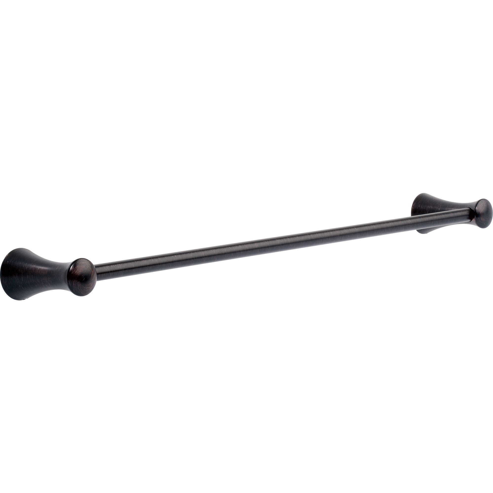 Lahara 24 in. Wall Mount Towel Bar Bath Hardware Accessory, Venetian Bronze, 24"