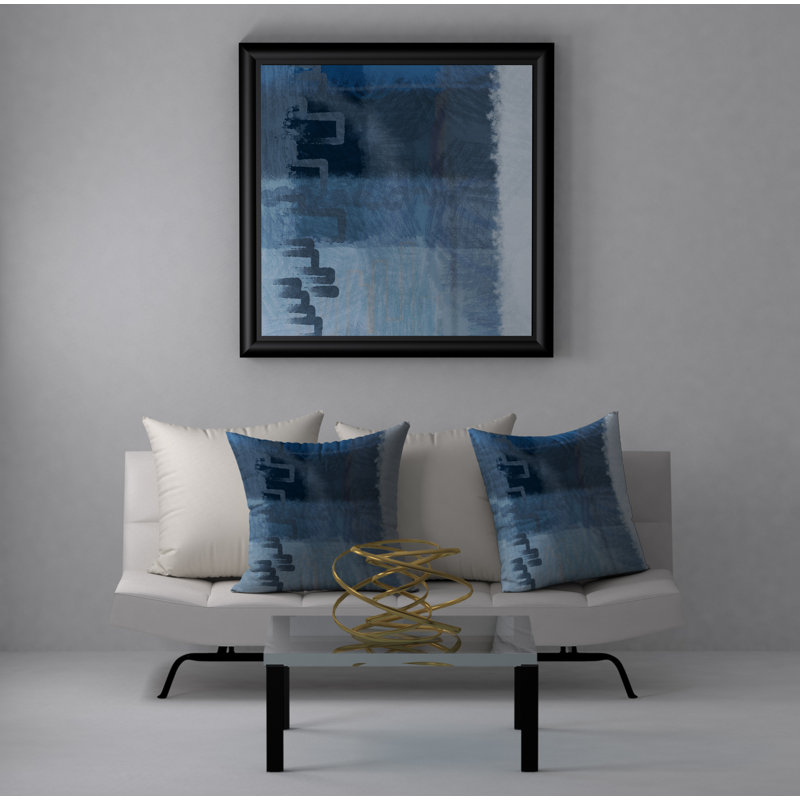 Reversible Throw Pillow, 24" H x 24" W