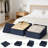 Fabric Storage Bins 8 Pack - Foldable Trapezoid Closet Organizer Baskets For Shelves, Clothing, Toys, Books, Towels And Home Organization-494594056-494594058