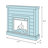 Harshad 47.5" W Freestanding Electric Fireplace