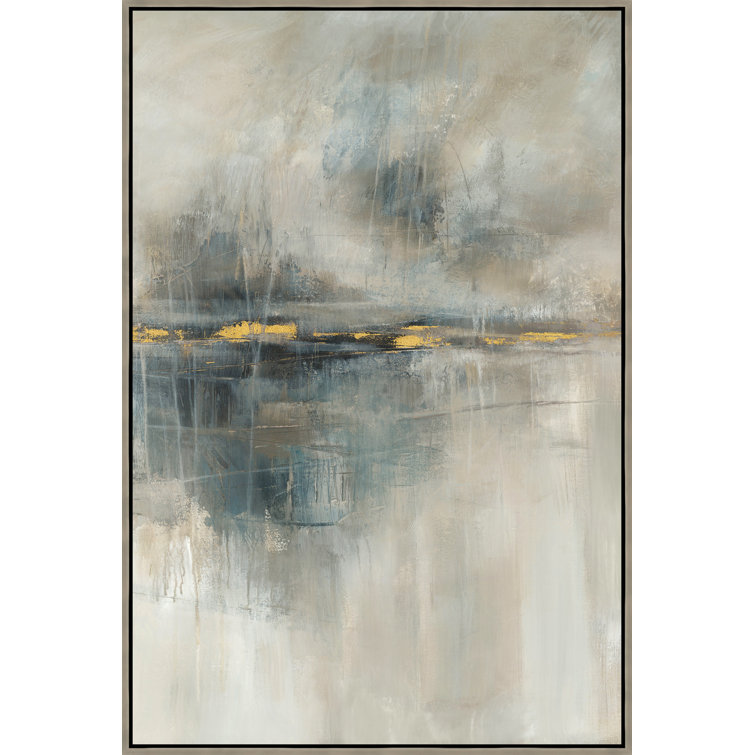 Captivate III by Jacob Lincoln - Floater Frame Painting on Canvas