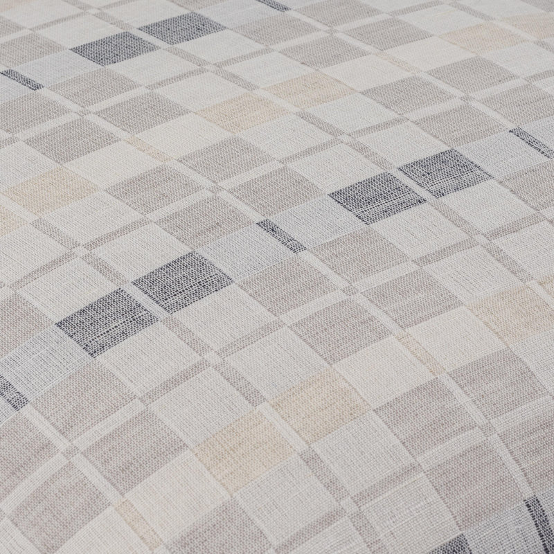 Deckland Geometric Linen Reversible Throw Pillow, 20" x 20", Polyester/Polyfill