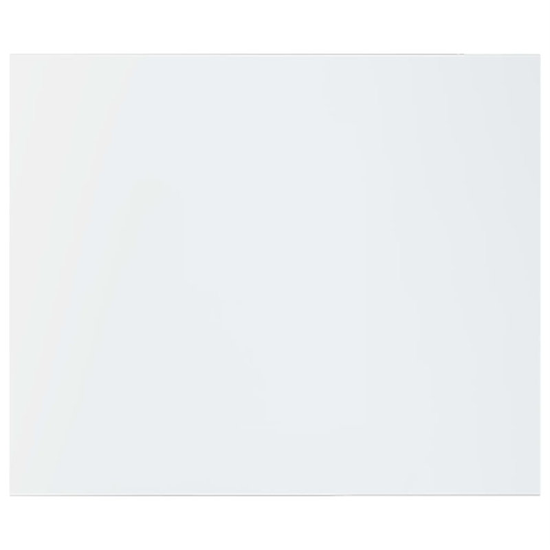 Tablettes flottantes étagères murales, Blanc très luisant, H 0,6 po x l 23,6 po x P 19,7 po