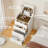 3 In 1 Bedroom Vanity , White With Spacious Storage, Drawers And Comfortable Stool Make Up Vanity, Dressing Table Drawers, Storage For Makeovers