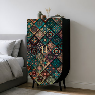 Garde-robe de style rétro indépendant du ménage