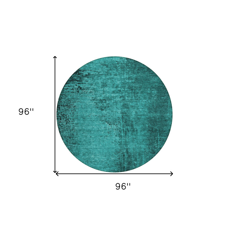 Tapis extérieur rond 8 pi