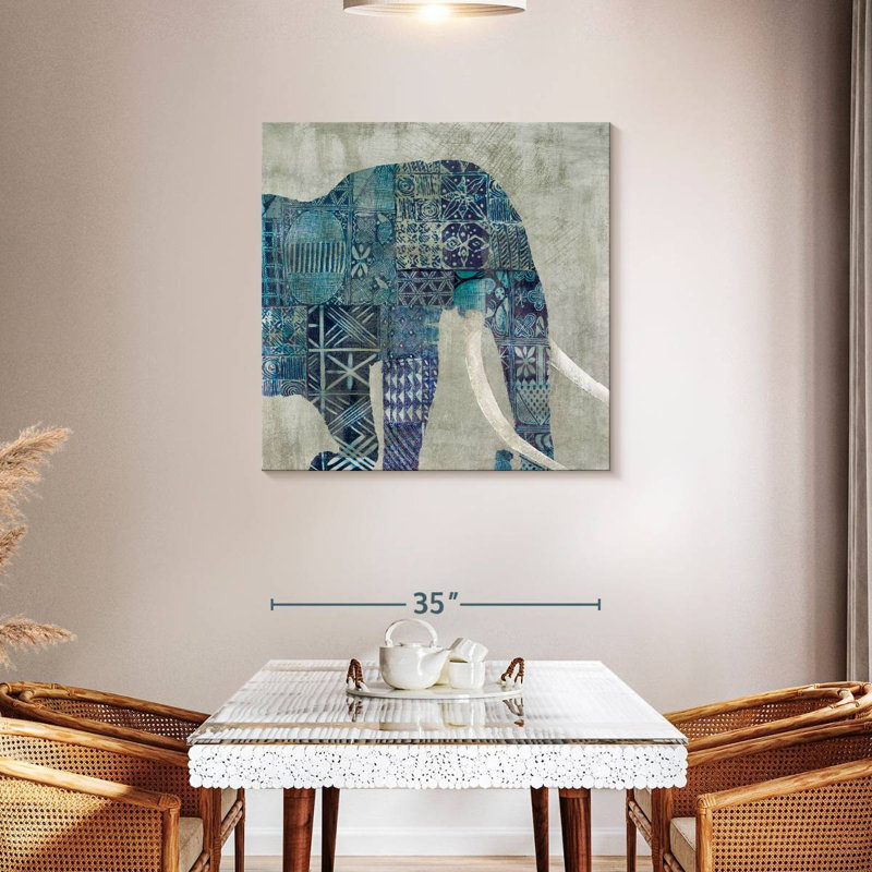 Botswana Patterns, 36" H x 36" W