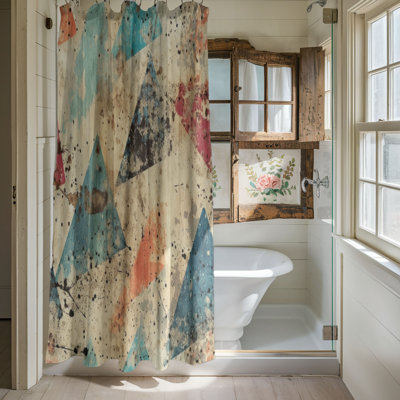 Rideau de douche Old Mosaic - Premium