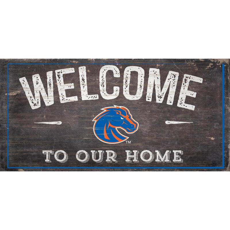 Décoration murale ncaa welcome, Boise State Broncos