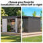 Outdoor Open-sided Storage Shed-683805118