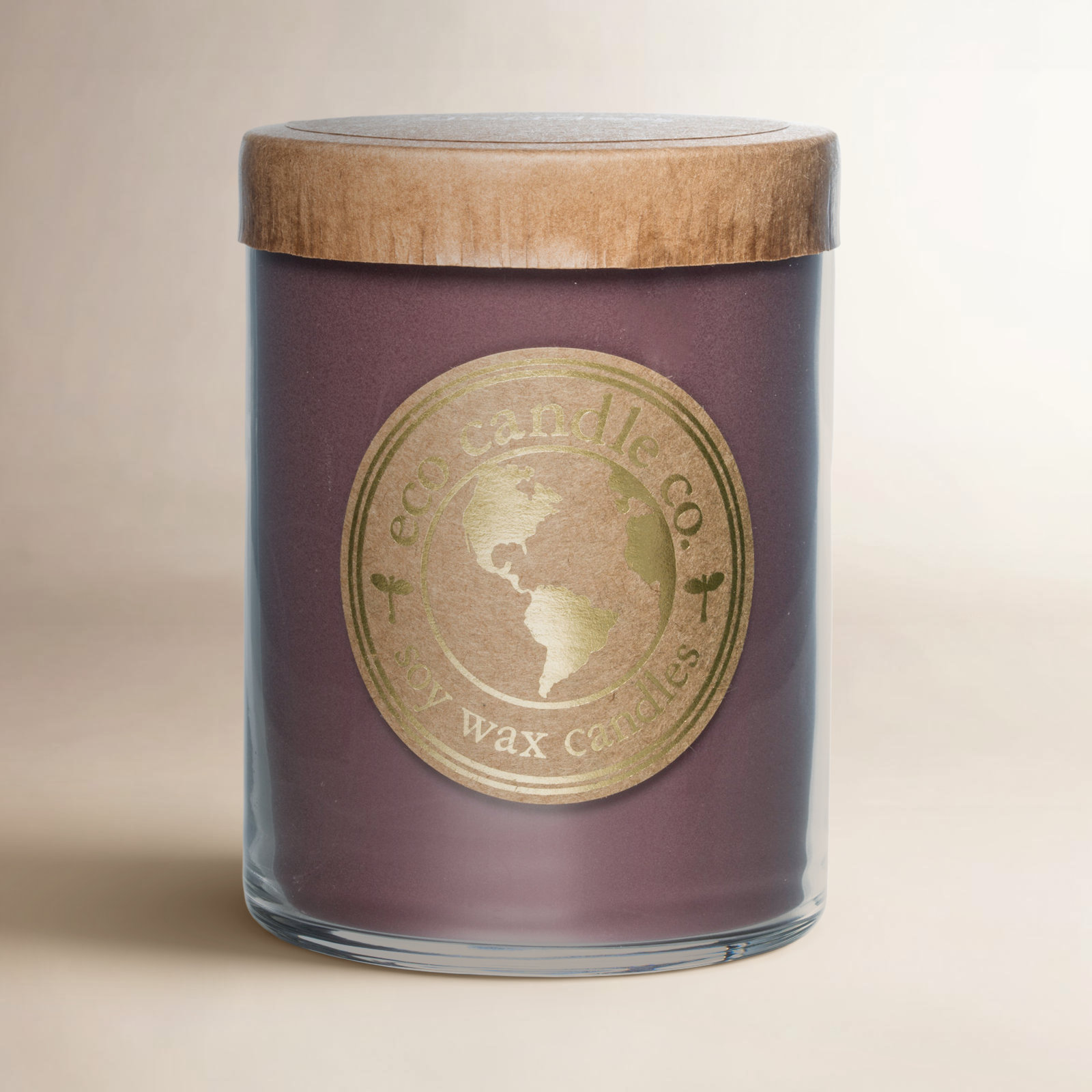 Goddess Scented Jar Candle with Glass Holder, 4.5" H x 3.5" W x 3.5" D