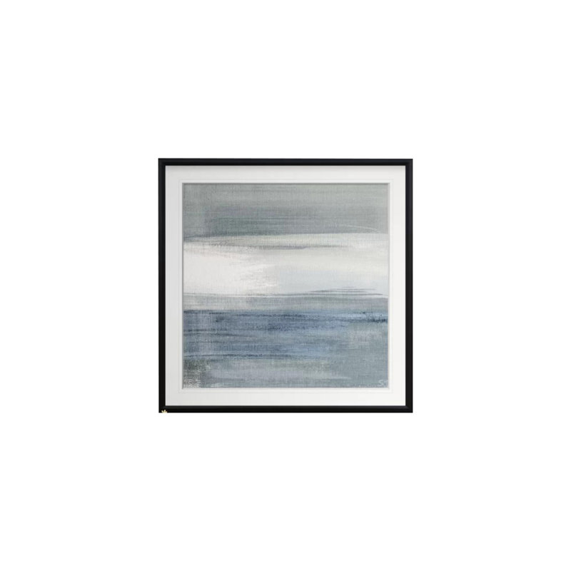 " Weathered IV ", 23" H x 23" W x 1.5" D, Black Framed