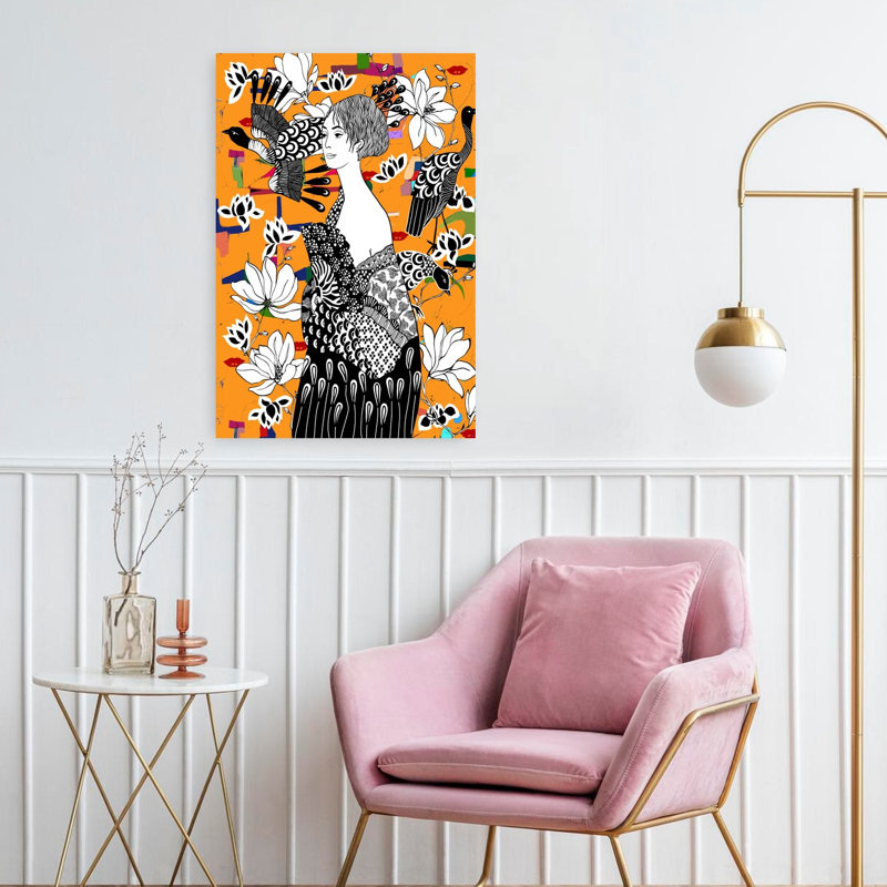 Art contemporain, art contemporain abstrait, H 24 po x l 16 po