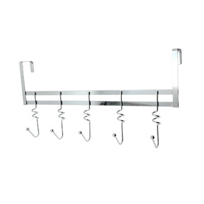 Buckingham Over Door Coat Hanger Rack 5 Hooks Space Saving Door Organizer  