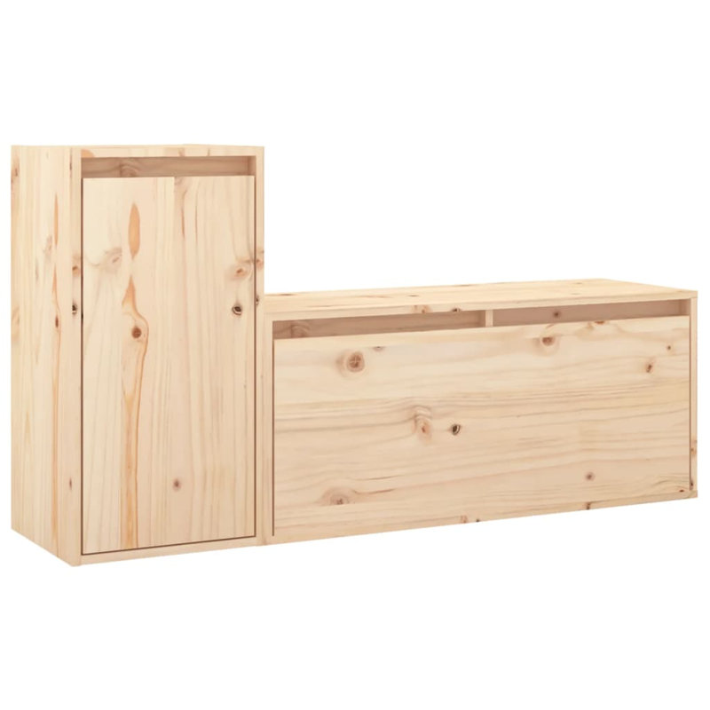 Glicerio Unfinished Entertainment Centre, Brown