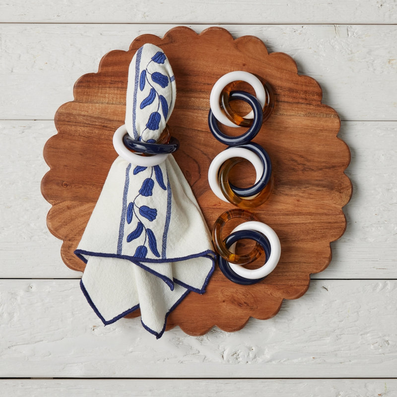 Dinner Napkins Tulip, Navy Blue
