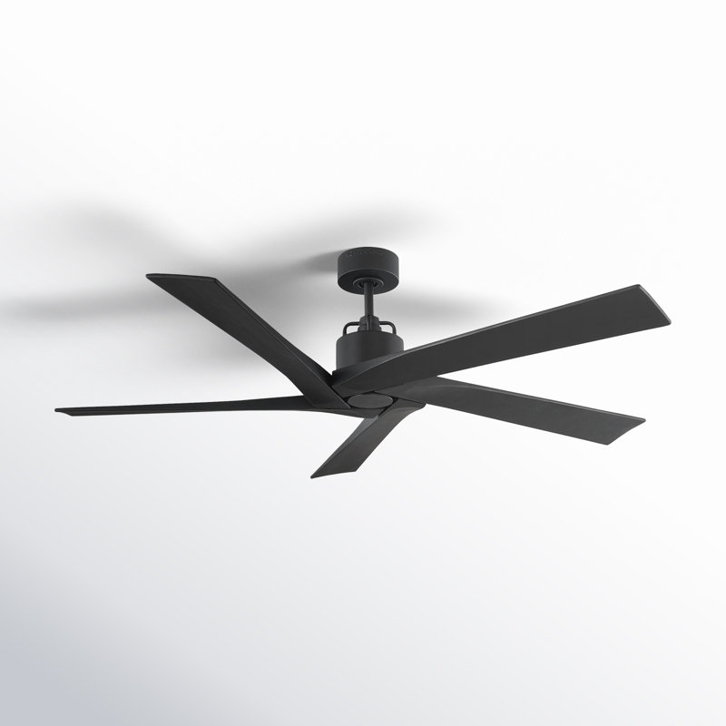 Adalai Ceiling Fan, Midnight Black with Black Blades, 56 inches